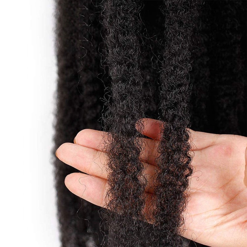 ROKTRESS Marley Twist Braiding Hair - 24 Inch, 6 Packs, Afro, Faux Locs, Spring Twist, Butterfly Locs, Synthetic - Image 5